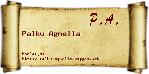 Palku Agnella névjegykártya